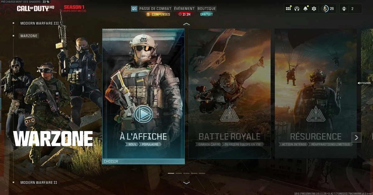 Call of Duty : Warzone sur Windows 11 - Battle Royale à son meilleur
